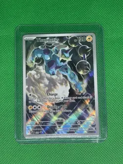 Pokemon Thundurus 209 Full Art Holo Black Bolt Etb Promo NM - Image 1