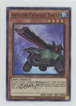 Artillery Catapult Turtle 1st Ed. YuGiOh Tin of Ancient Battles #MP21-EN099 00jz - Image 1