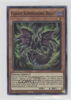Chaos Summoning Beast 1st Ed. YuGiOh Tin of Ancient Battles #MP21-EN250 ll2 - Image 1