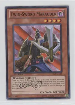 Twin-Sword Marauder 1st Ed. YuGiOh 5D's Duelist Toolbox Starter Deck 2010 0t4d - Image 1