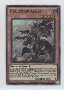 Fallen of Albaz 1st Ed. YuGiOh Tin Ancient Battles #MP21-EN107 7ba - Image 1