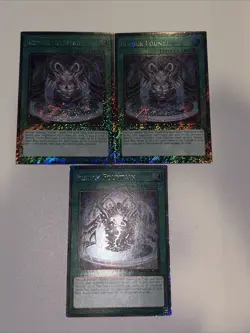 3x Runick Fountain 1st Edition Platinum Secret Rare RA04-EN296 Yugioh Playset - Image 2