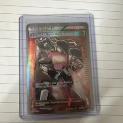 POKEMON TEAM ROCKET'S HANDIWORK 124/124 FULL ART TRAINER FATES COLLIDE NM-M - Image 1