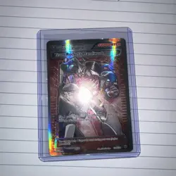 POKEMON TEAM ROCKET'S HANDIWORK 124/124 FULL ART TRAINER FATES COLLIDE NM-M - Image 2