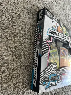 POKEMON SV10.5 BLACK BOLT WHITE FLARE POSTER COLLECTION BOX SEALED - Image 3