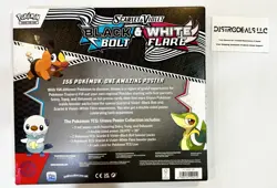 POKEMON SV10.5 BLACK BOLT WHITE FLARE POSTER COLLECTION BOX SEALED - Image 2