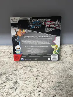 POKEMON SV10.5 BLACK BOLT WHITE FLARE POSTER COLLECTION BOX SEALED - Image 2