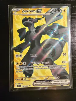 Zekrom ex 158/086 BLK EN: Pokemon TCG Black Bolt Holo (English) - NEAR MINT - Image 7