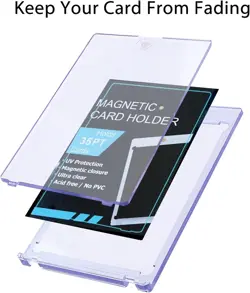 25 ct Magnetic Card Holder 35pt, case for Trading Clear - Image 2