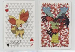 Fennekin (Ace of Hearts) Pokemon Yveltal Playing Card #AH 16eq - Image 3
