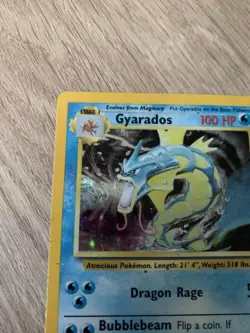 Gyarados 6/102 - Original Holo Rare Base Set Pokemon Card 1999 WOTC TCG - Image 3