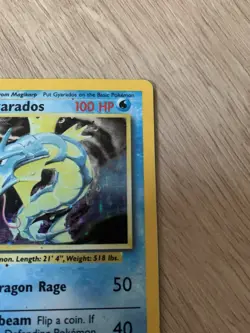 Gyarados 6/102 - Original Holo Rare Base Set Pokemon Card 1999 WOTC TCG - Image 4