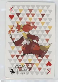 Delphox (King of Hearts) Pokemon Yveltal Playing Card #KH 16eq - Image 1