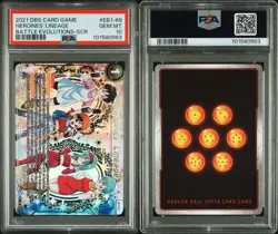 Dragon Ball Super Card Game Heroines Lineage EB1-68 SCR Battle Evolution PSA 10 - Image 3