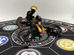 Bakugan BakuTech Darkus Borg Mashisas Metal Cross & Card MG Japan Import Rare - Image 1