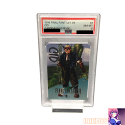 PSA 8 Cid Kramer Final Fantasy VII Trading Card Game Square Enix Japanese 1996 - Image 1