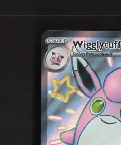 Wigglytuff ex 222/091 Paldean Fates Full Art Shiny Rare Holo Pokemon Card NM - Image 3