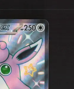 Wigglytuff ex 222/091 Paldean Fates Full Art Shiny Rare Holo Pokemon Card NM - Image 4