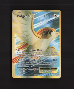Pidgeot EX 104/108 Evolutions Full Art Ultra Rare Holo Pokemon Card LP+ - Image 1