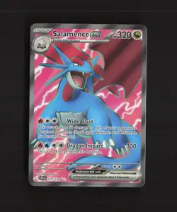 Salamence ex 177/159 Journey Together Full Art Ultra Rare Holo Pokemon Card NM - Image 1