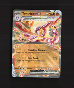 Toxtricity ex 100/182 Paradox Rift Ultra Rare Holo Pokemon Card NM - Image 1