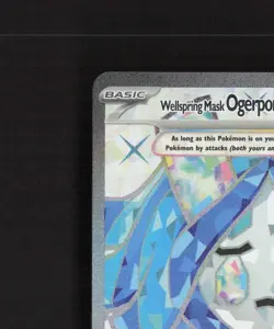 Wellspring Mask Ogerpon ex 194/167 Twilight Masquerade Full Art Pokemon Card NM - Image 3