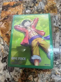 ONE PIECE TCG Official Card Sleeves ST21 EX Deck Monkey Luffy - 70 Ct - Image 1