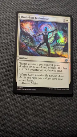 NM (Playset) Foil Dual-Sun Technique, MTG, Edge of Eternities, Magic, 13 - Image 1