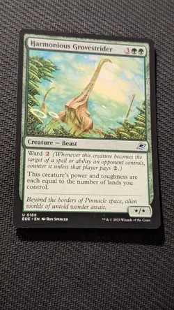Harmonious Grovestrider #189 (NM) Edge of Eternities EOE Magic MTG - Image 1