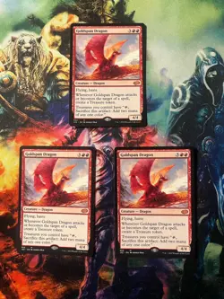 1 MTG Goldspan Dragon - Jumpstart 2022 Regular - Image 1