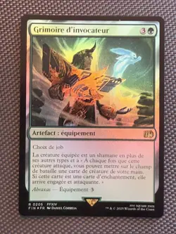 Mtg FIN Final Fantasy - Summoner’s Grimoire d’Invocateur FR Foil- NM French - Image 1