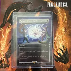 Porom's Silence Magic - Silence (7003) (Rainbow Foil) Secret Lair Drop Foil MTG - Image 1