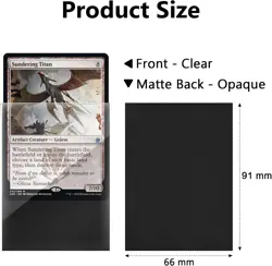 120Pack MTG Card Sleeves Toploaders for Trading Cards, Matte 120pack, Green - Image 2