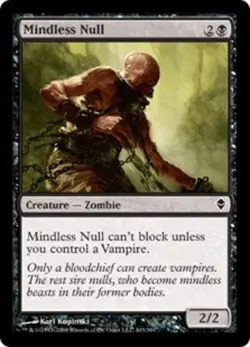 Mindless Null - Zendikar #103/249 MTG Magic The Gathering - Image 1