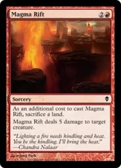 Magma Rift - Zendikar #136/249 MTG Magic The Gathering - Image 1
