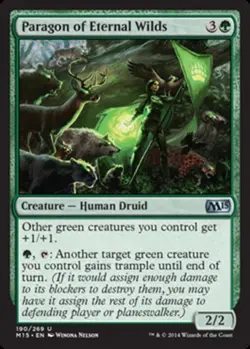 Paragon of Eternal Wilds - Magic 2015 (M15) #190/269 MTG Magic The Gathering - Image 1