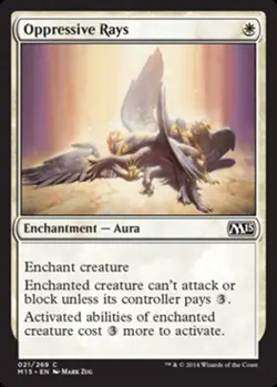 Oppressive Rays - Magic 2015 (M15) #021/269 MTG Magic The Gathering - Image 1