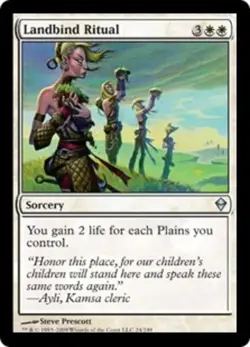 Landbind Ritual - Zendikar #24/249 MTG Magic The Gathering - Image 1