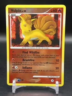 Vulpix Shiny SH6 Reverse Holo Secret Rare Platinum 2009 Pokemon TCG NM English - Image 1