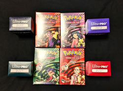 Pokemon Gym Challenge Theme Deck (4 COMPLETE DECKS w/ display box) Holo LP / NM - Image 1