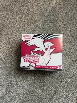 Pokemon Scarlet and Violet White Flare Elite Trainer Box ETB Sealed - Image 1
