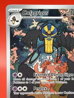 Pokemon TCG - Cofagrigus - 123/086 - Illustration Rare - SV: White Flare English - Image 3
