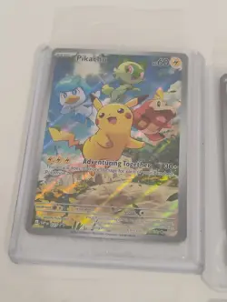 Pokemon Sealed Naganadel/Clefairy/Pikachu/N's Zorua Promo Full Art Holo Cards - Image 5