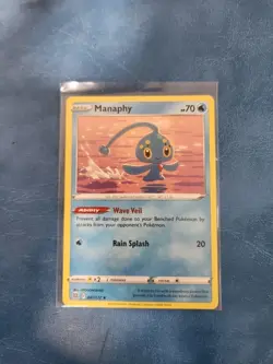Manaphy 41/172 Near Mint Non Holo Rare SWSH Brilliant Stars Pokemon Tcg Sword - Image 1
