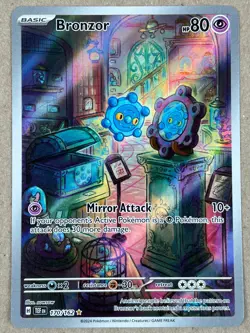 Pokemon Bronzor SV05: Temporal Forces 170/162 Near Mint NM - Image 1