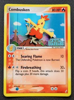 Pokemon TCG Combusken HOLO Rare EX Crystal Guardians (Stamped) 31/100 2006 - Image 1