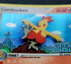 Pokemon TCG Combusken HOLO Rare EX Crystal Guardians (Stamped) 31/100 2006 - Image 2
