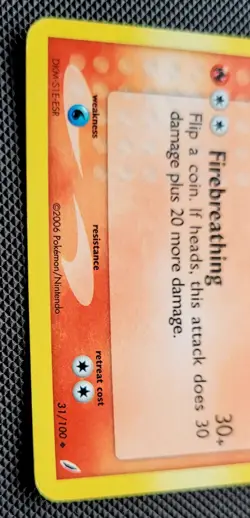 Pokemon TCG Combusken HOLO Rare EX Crystal Guardians (Stamped) 31/100 2006 - Image 3