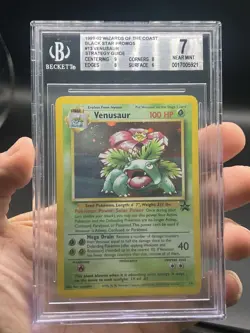 Venusaur Holo Black Star Promo #13 Pokemon WOTC Strategy Guide BGS 7 NM 1999-02 - Image 3