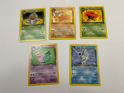 1st Edition Pokemon Team Rocket RARE Lot Dark Dugtrio Vileplume Bastoise Slowbro - Image 1